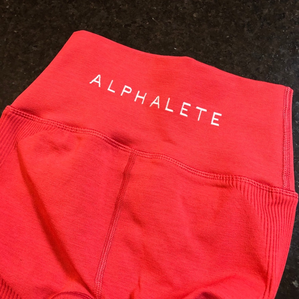 Alphalete Aero leggings. Red size XS